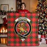 MacPhee Modern Tartan Crest Quilt